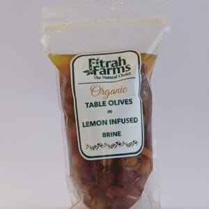 Organic Olives In Lemon Infused Brine - Fitrah Farms