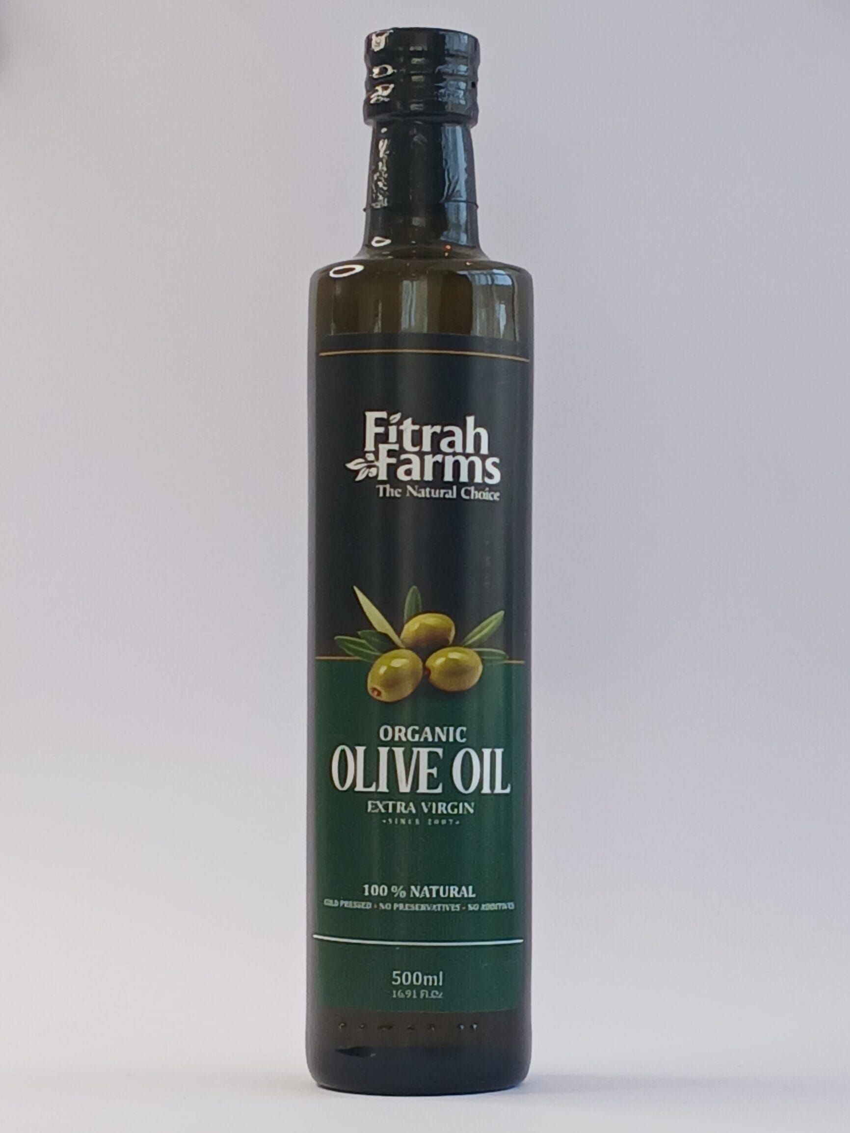 Organic Olive Oil 500ml - Fitrah Farms