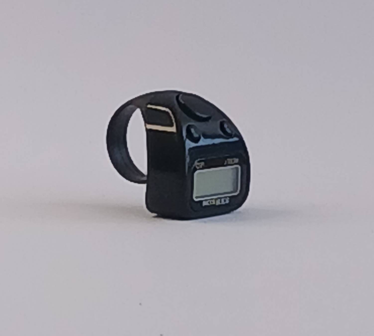 Ring Finger Counter Led - Black