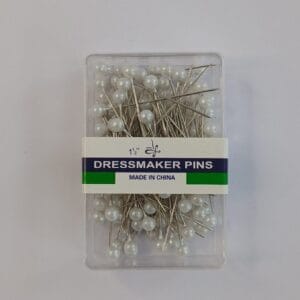 Dress Maker Pins 1.5" | White Head