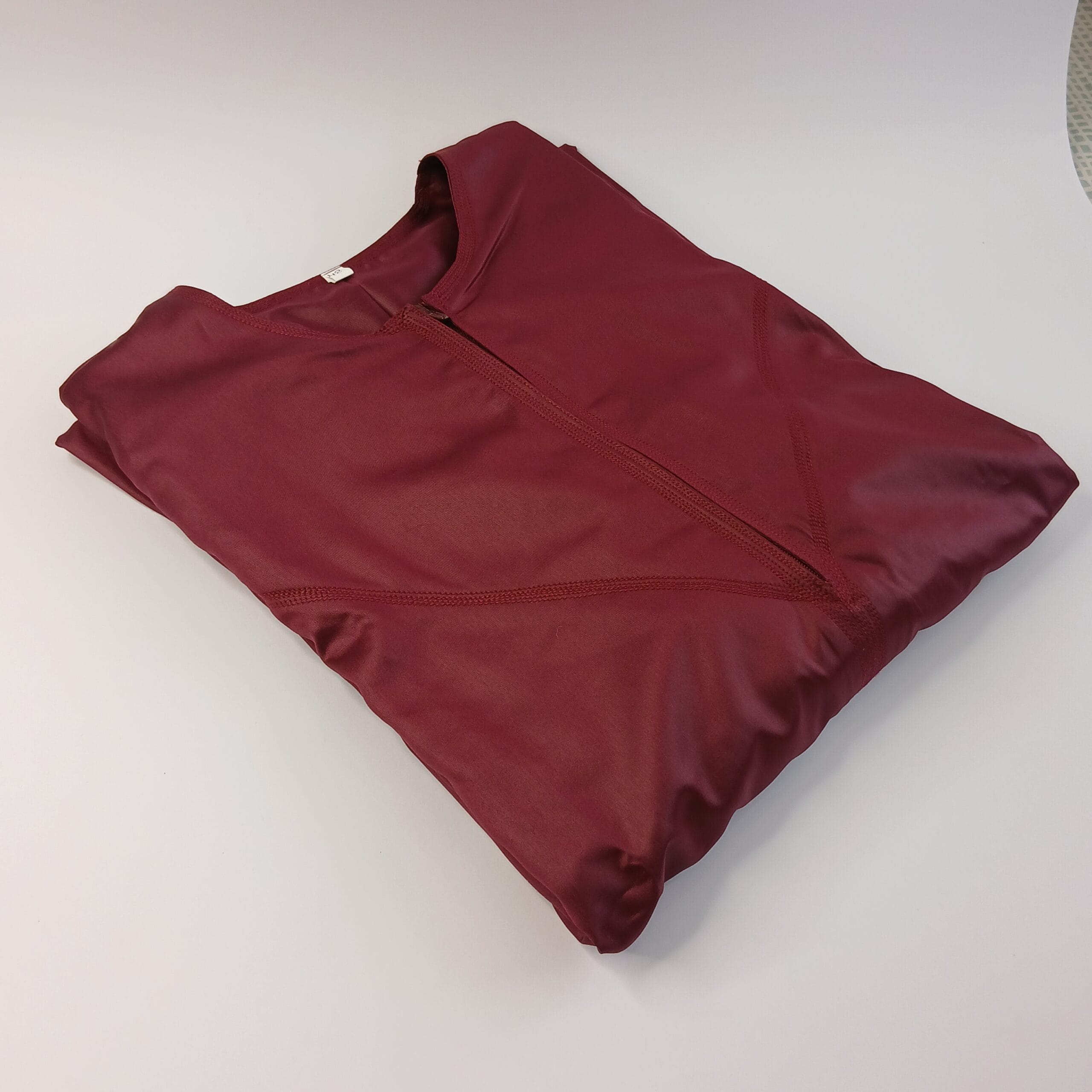 Boys Emirate Thobe Shiny - Maroon