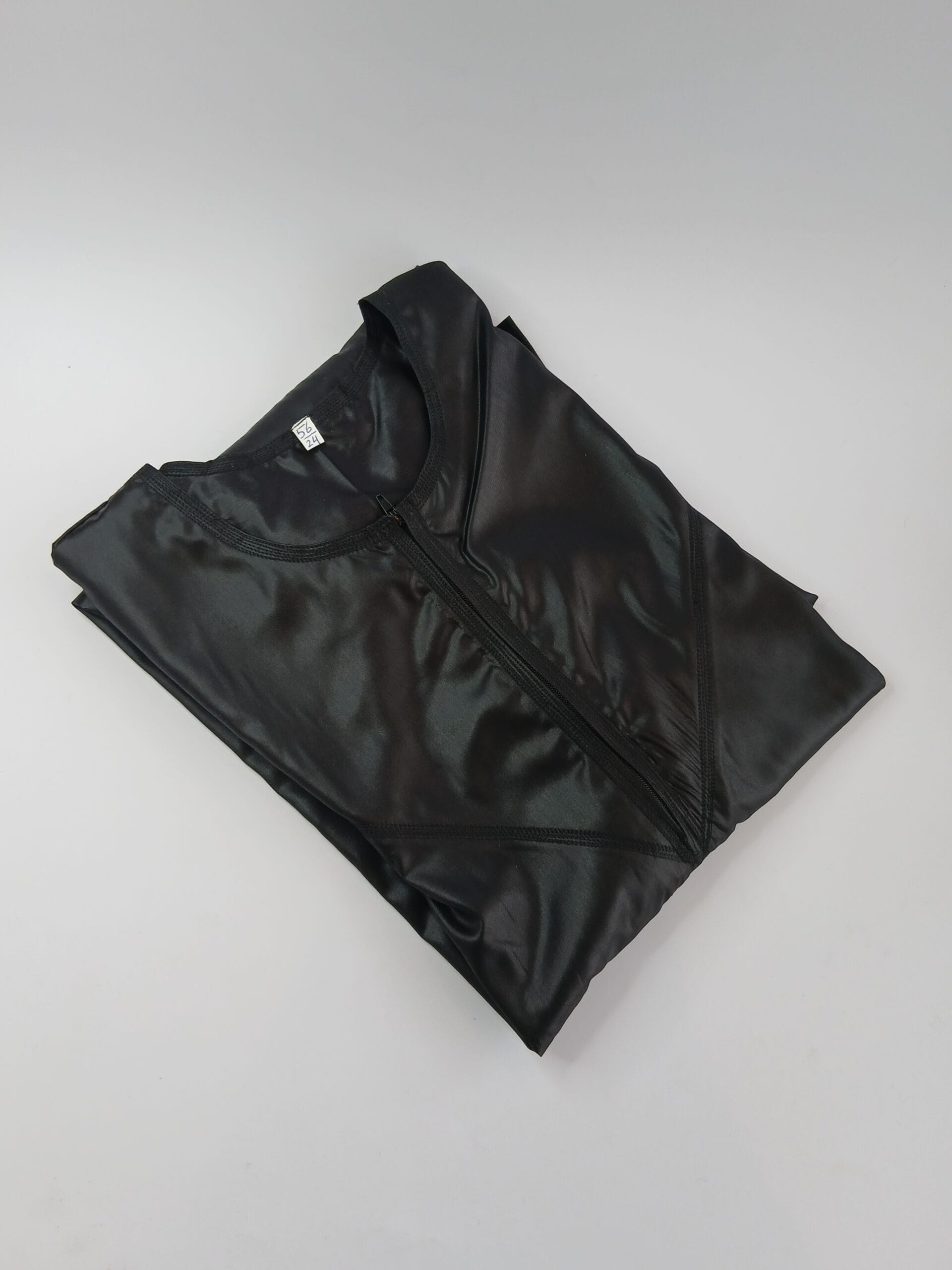 Mens Emirate Thobe Shiny - Black