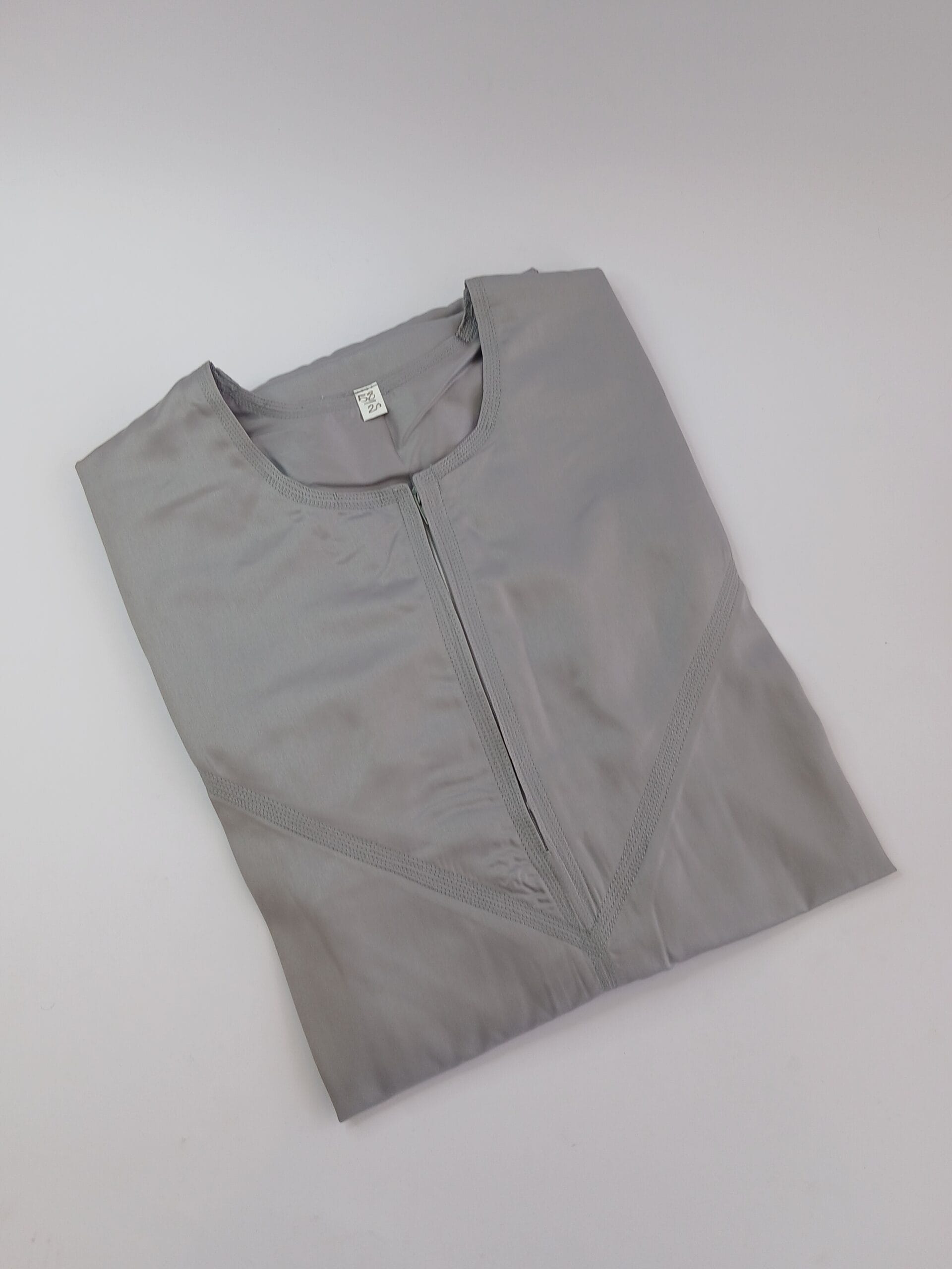 Mens Emirate Thobe Shiny - Grey