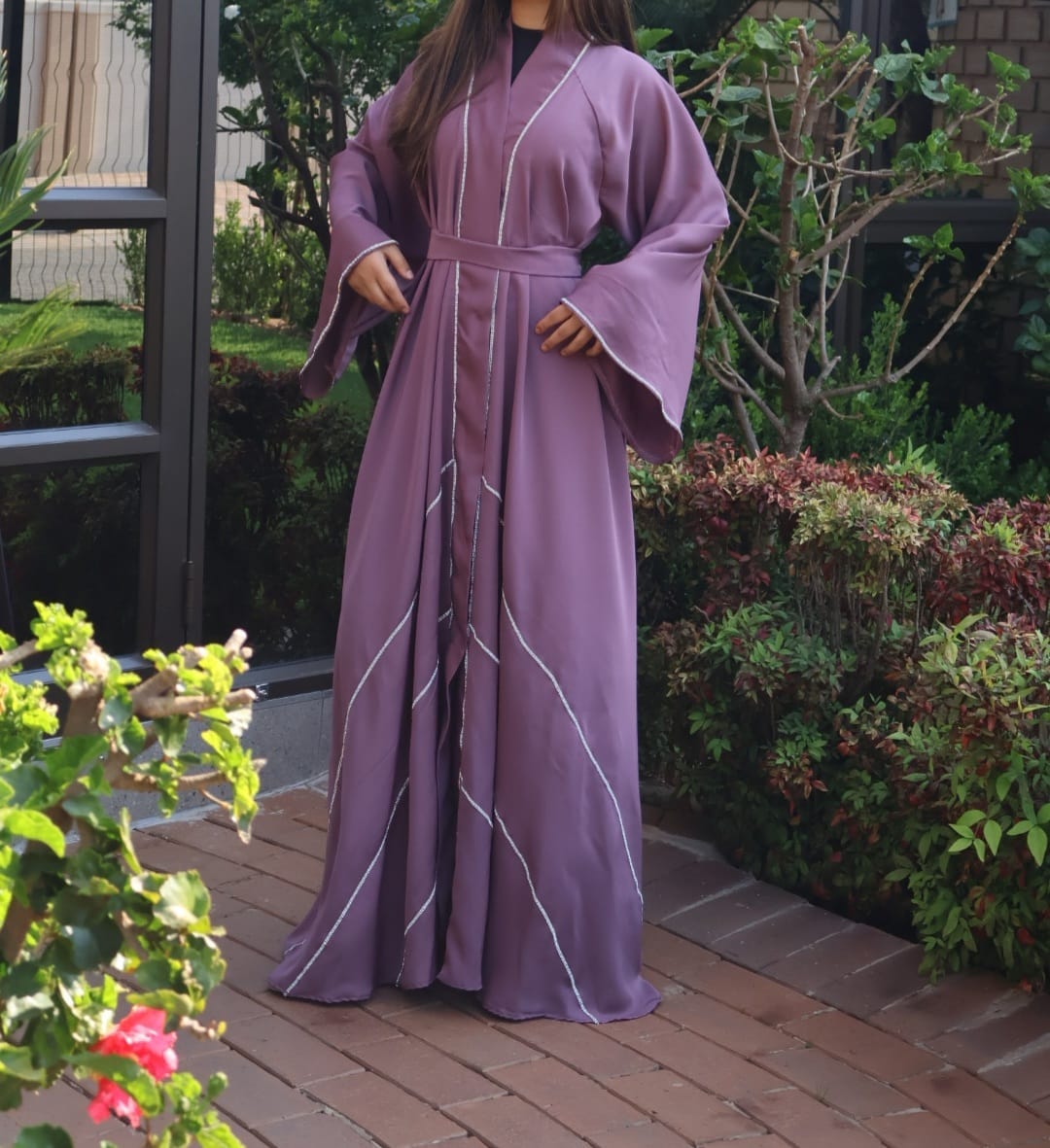 Zoom Nida Abaya | Lavender