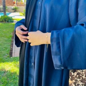 Abaya Blue With Buttons | 54